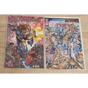 Lot Of  2 Vintage Extreme Comic Books Pre-owned Super-Heros DC Comics